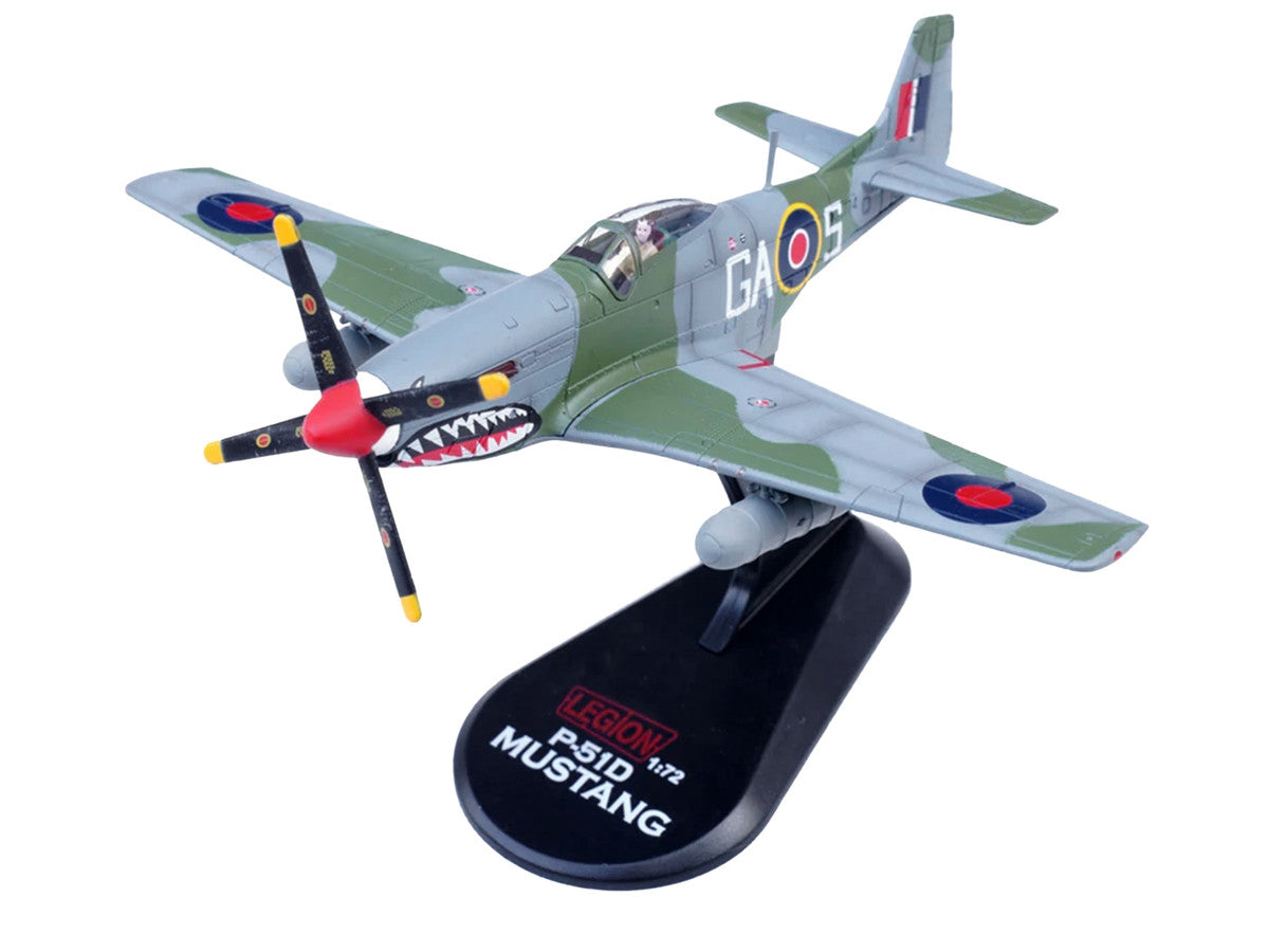 North American Mustang Mk.IV Aircraft "KH774 F/L Ellis Blanchford No. 112 'Shark' Squadron 239 Wing Italy" (1945) Royal Air Force 1/72 Diecast Model Airplane by Legion LuxuryLifeWay Online Store