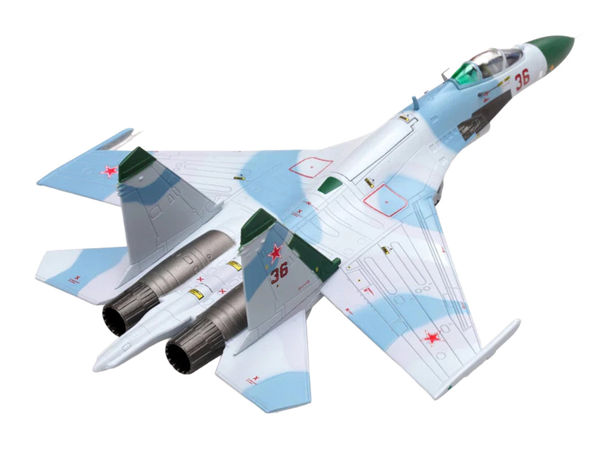 Sukhoi Su-27 Flanker-B Aircraft "Red 36 941st Fighter Aviation Regiment" (1987) Soviet Air Force 1/100 Diecast Model Airplane by Legion LuxuryLifeWay Online Store
