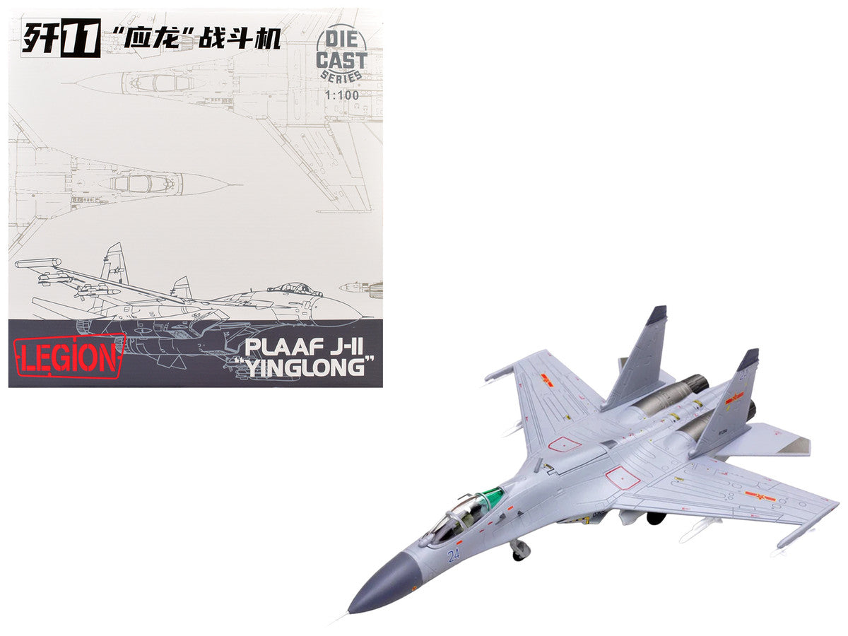 Shenyang J-11BH Yinglong Aircraft "Blue 24" (2014) People’s Liberation Army Navy Air Force 1/100 Diecast Model Airplane by Legion LuxuryLifeWay Online Store