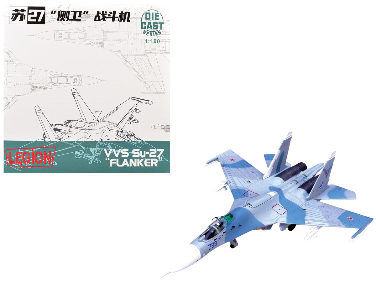 Sukhoi Su-27 Flanker-B Aircraft "Blue 388 Paris Air Show" (1989) Soviet Air Force 1/100 Diecast Model Airplane by Legion LuxuryLifeWay Online Store