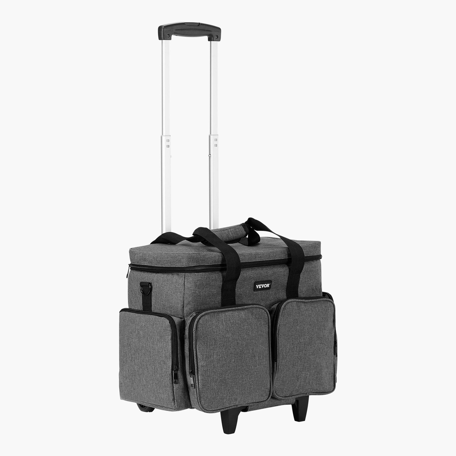 Rolling Laptop Bag, Fits Up to 15.6 Inch Laptop, Wheeled Briefcase, Teacher Roller Computer Tote Bag with Detachable Trolley & Telescopic Handle, Laptop Case for Work Travel, Women & Men (Gray) LuxuryLifeWay Online Store