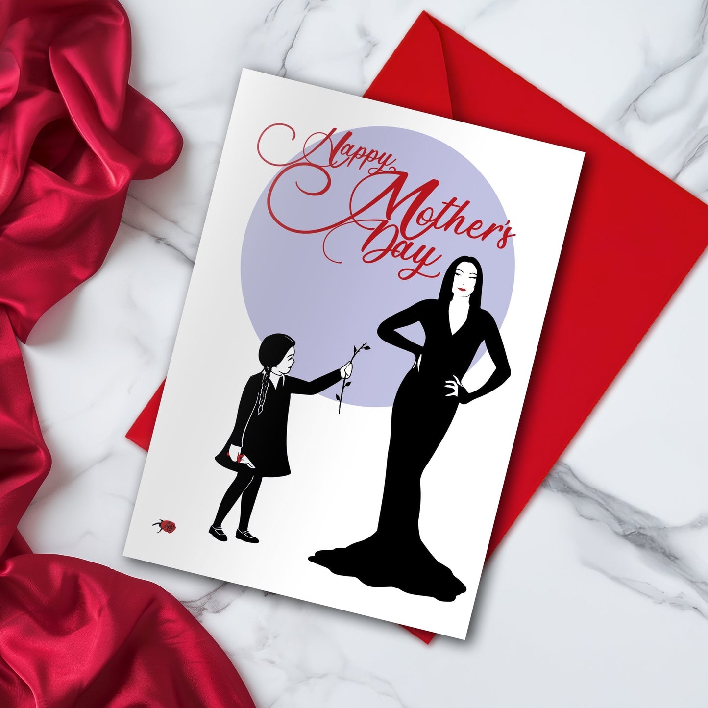 Morticia Mother's Day Card LuxuryLifeWay Online Store