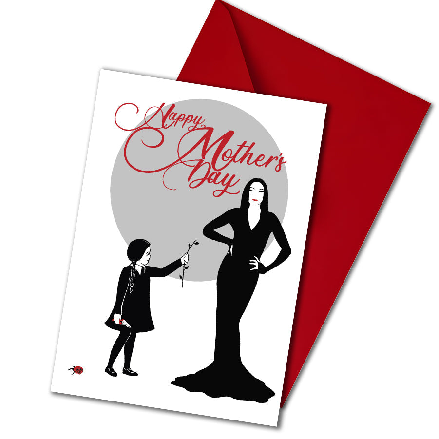 Morticia Mother's Day Card LuxuryLifeWay Online Store