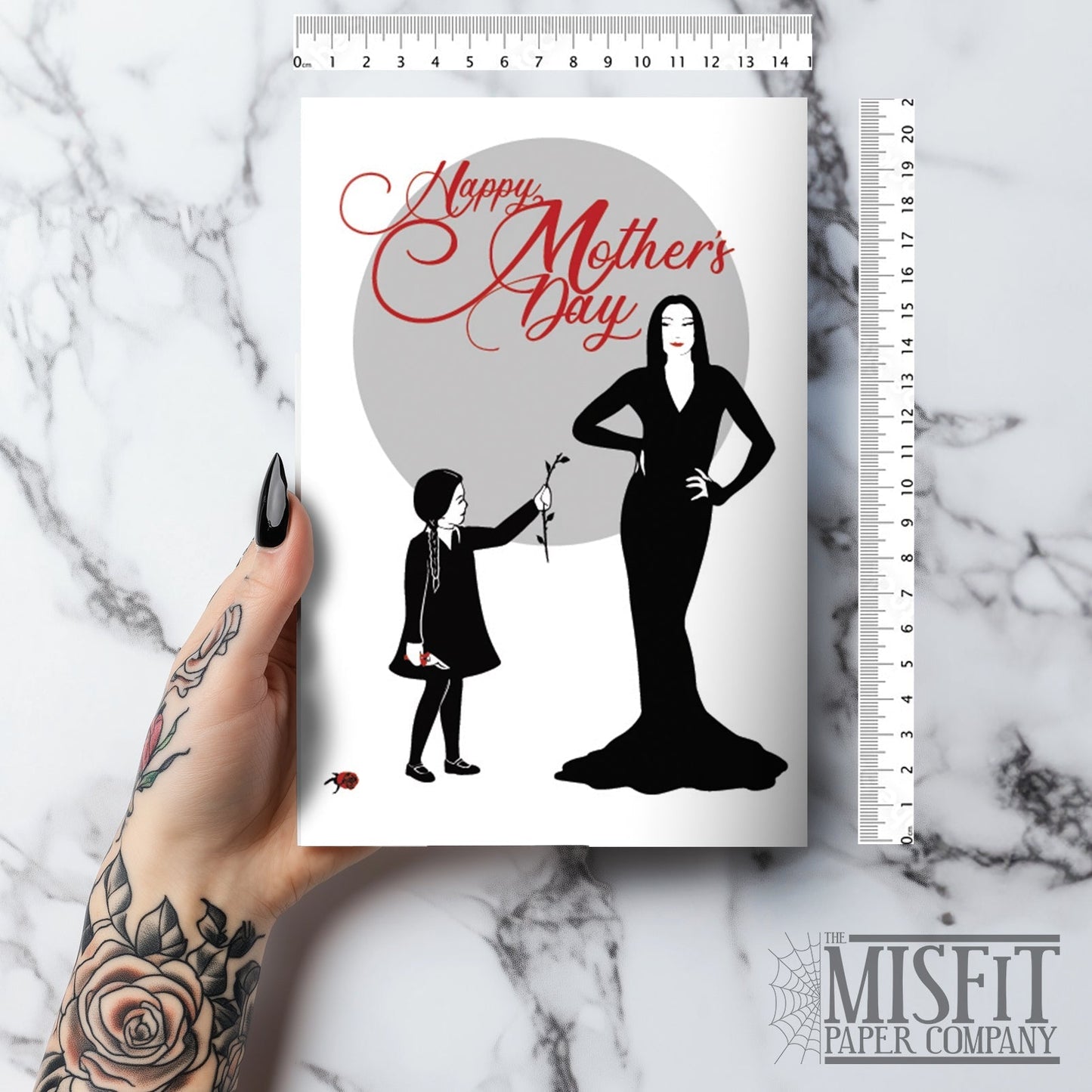 Morticia Mother's Day Card LuxuryLifeWay Online Store