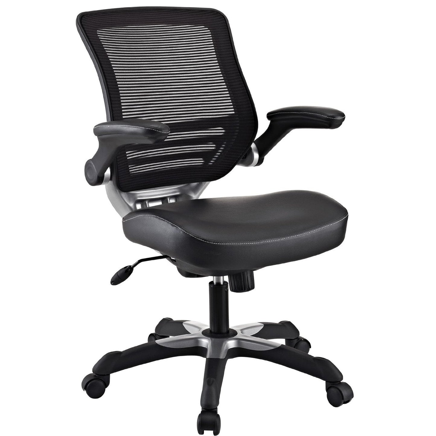Modern Black Mesh Back Ergonomic Office Chair  with Flip-up Arms LuxuryLifeWay Online Store