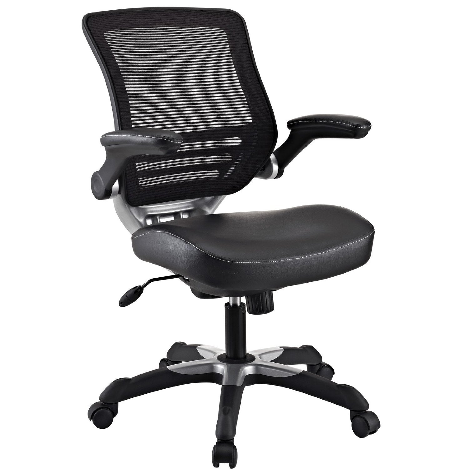 Modern Black Mesh Back Ergonomic Office Chair  with Flip-up Arms LuxuryLifeWay Online Store
