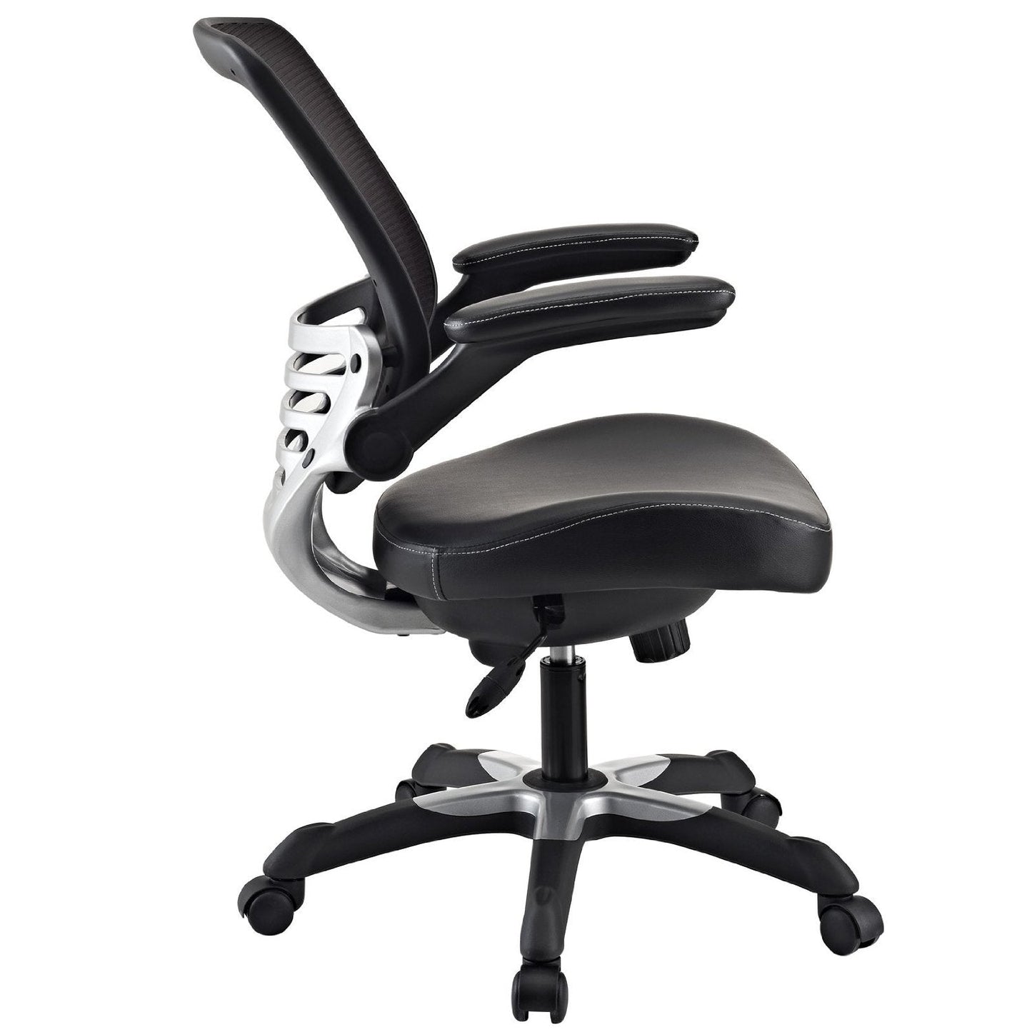 Modern Black Mesh Back Ergonomic Office Chair  with Flip-up Arms LuxuryLifeWay Online Store