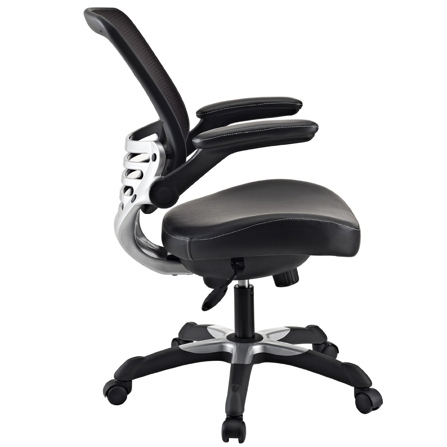 Modern Black Mesh Back Ergonomic Office Chair  with Flip-up Arms LuxuryLifeWay Online Store