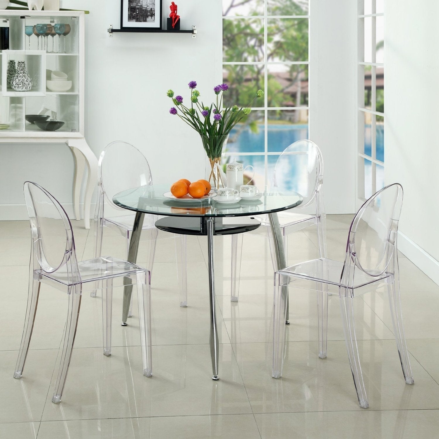 Stackable Clear Acrylic Dining Chair for Indoor or Outdoor Use LuxuryLifeWay Online Store