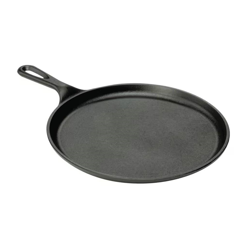10.5 inch Round Pre-Seasoned Cast Iron Skillet Griddle Frying Pan Made in USA LuxuryLifeWay Online Store
