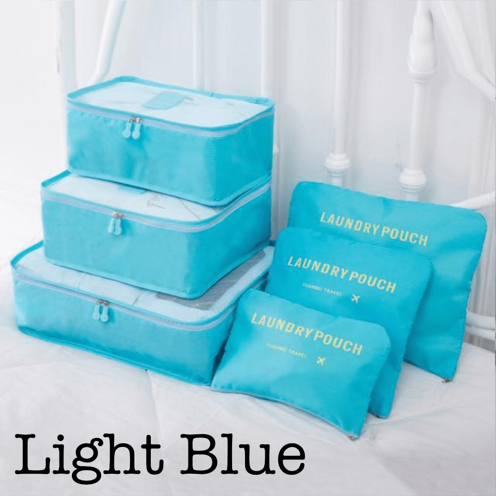 6 Piece Travel Organizer LuxuryLifeWay Online Store