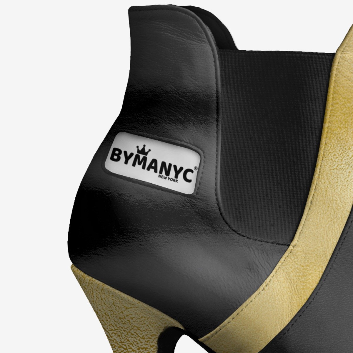 Limited Edition Vegan Over-the-Knee Boots BYMANYC® New York Skyline Black LuxuryLifeWay Online Store