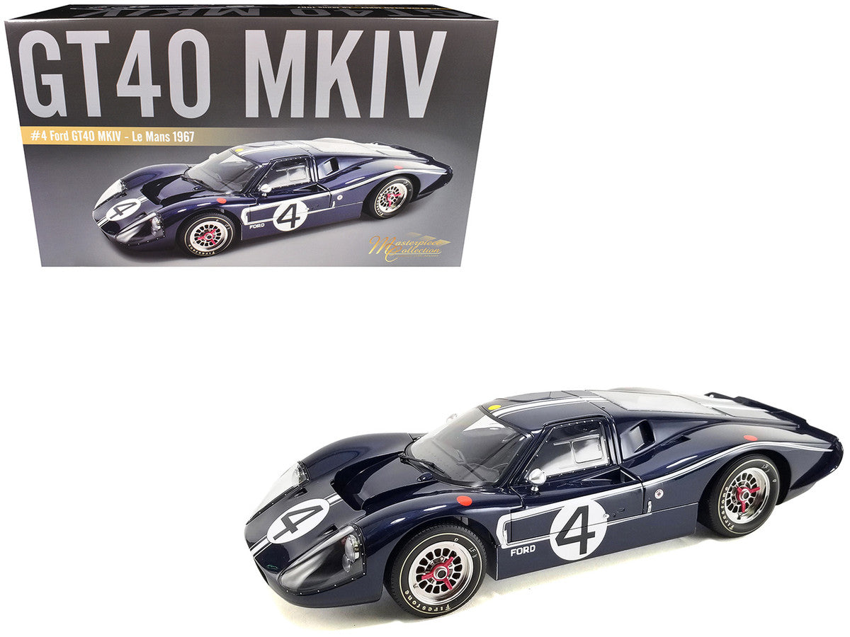 Ford GT40 MKIV #4 Denny Hulme - Lloyd Ruby "Holman & Moody" "24 Hours of Le Mans" (1967) "Masterpiece Collection" 1/12 Diecast Model Car by ACME LuxuryLifeWay Online Store