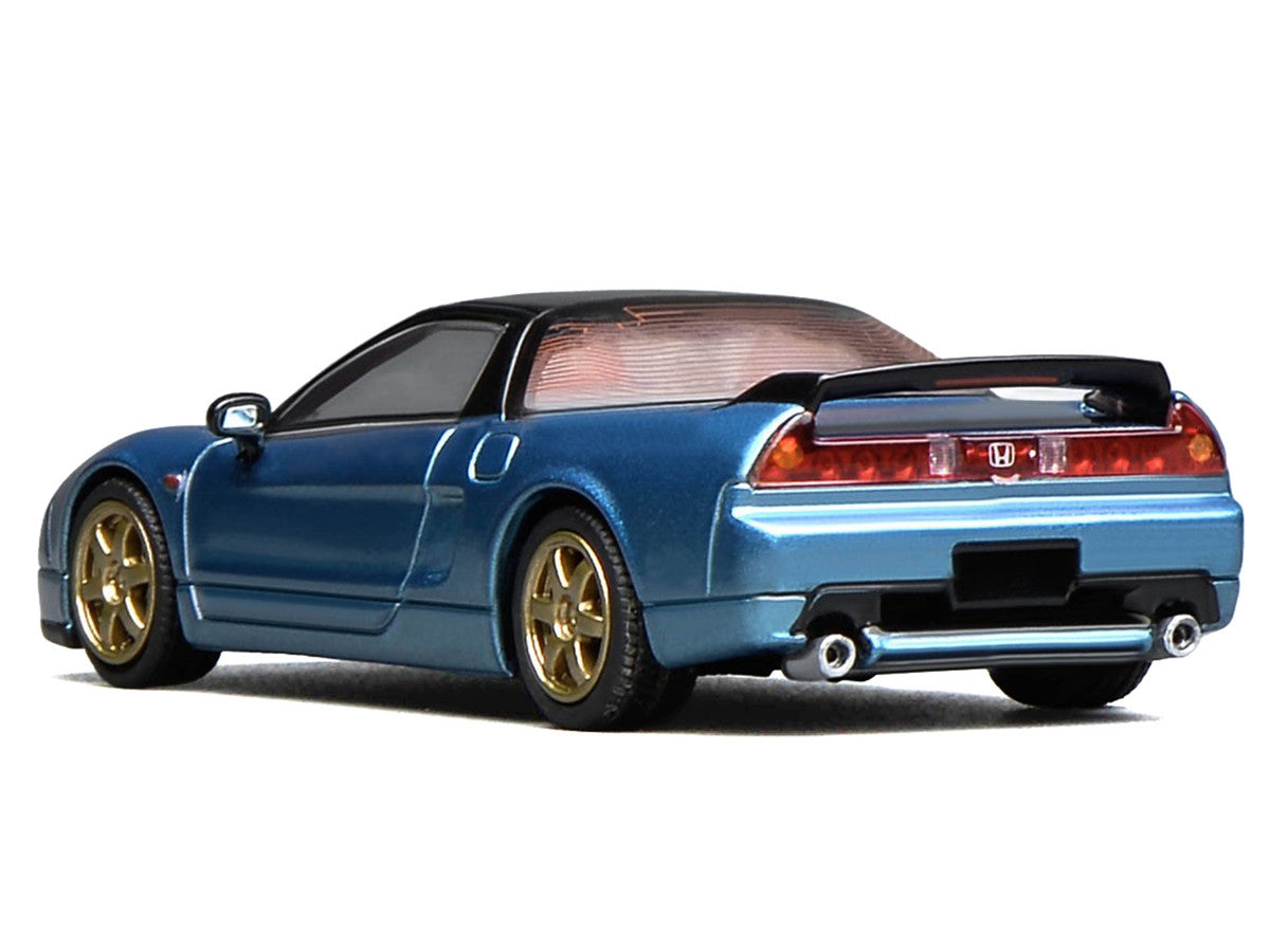 Honda NSX-R (NA2) RHD (Right Hand Drive) Ice Blue Metallic with Black Top and Red Interior "Intern 64" Series 1/64 Diecast Model Car by MotorHelix LuxuryLifeWay Online Store