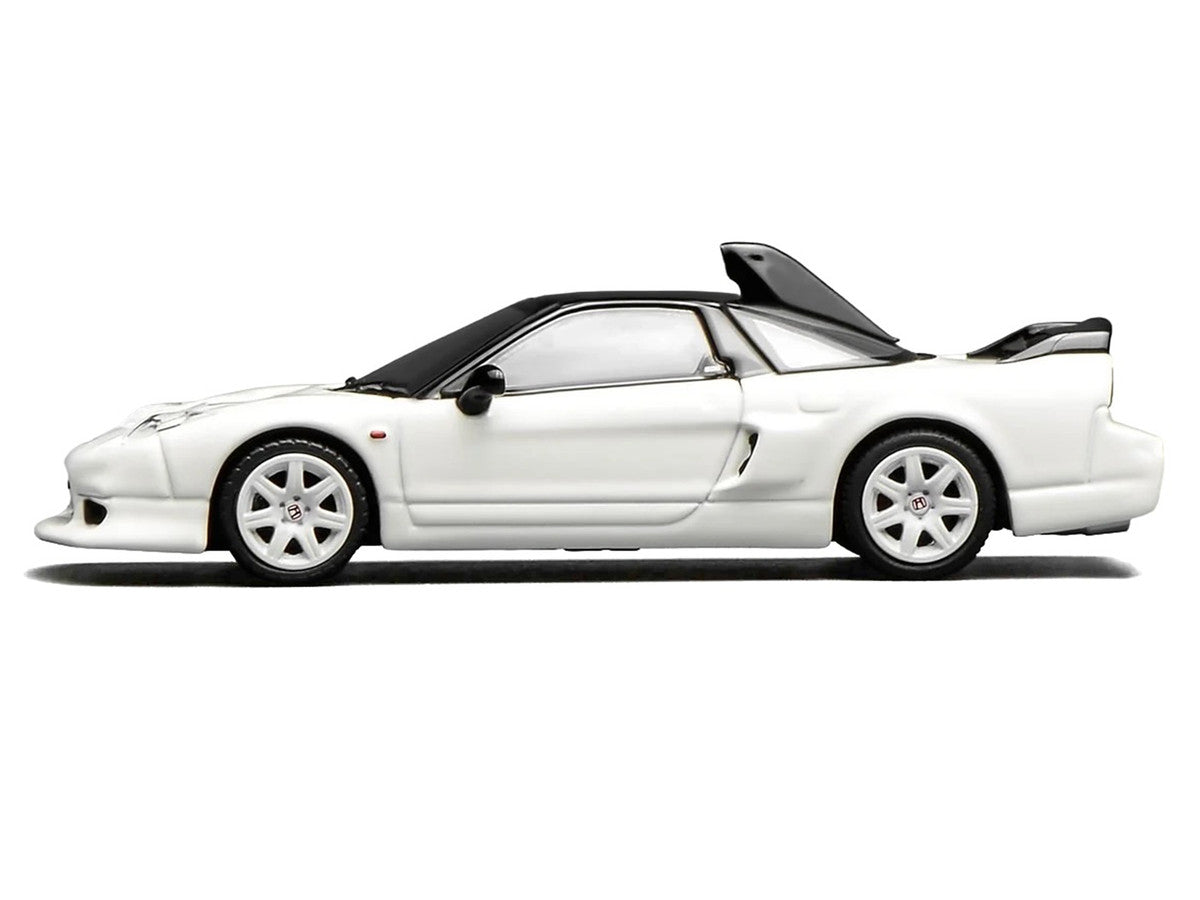 Honda NSX-R GT RHD (Right Hand Drive) Championship White with Black Top "Intern 64" Series 1/64 Diecast Model Car by MotorHelix LuxuryLifeWay Online Store