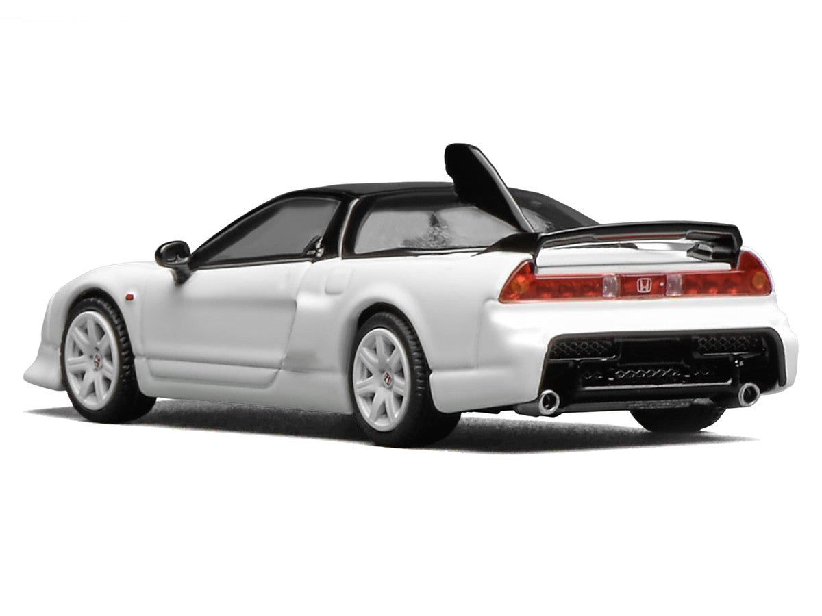 Honda NSX-R GT RHD (Right Hand Drive) Championship White with Black Top "Intern 64" Series 1/64 Diecast Model Car by MotorHelix LuxuryLifeWay Online Store