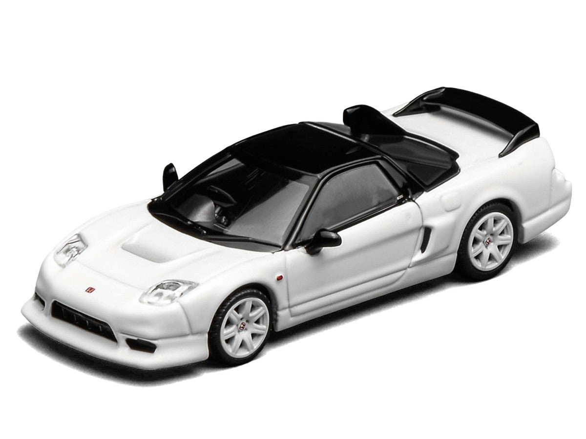Honda NSX-R GT RHD (Right Hand Drive) Championship White with Black Top "Intern 64" Series 1/64 Diecast Model Car by MotorHelix LuxuryLifeWay Online Store