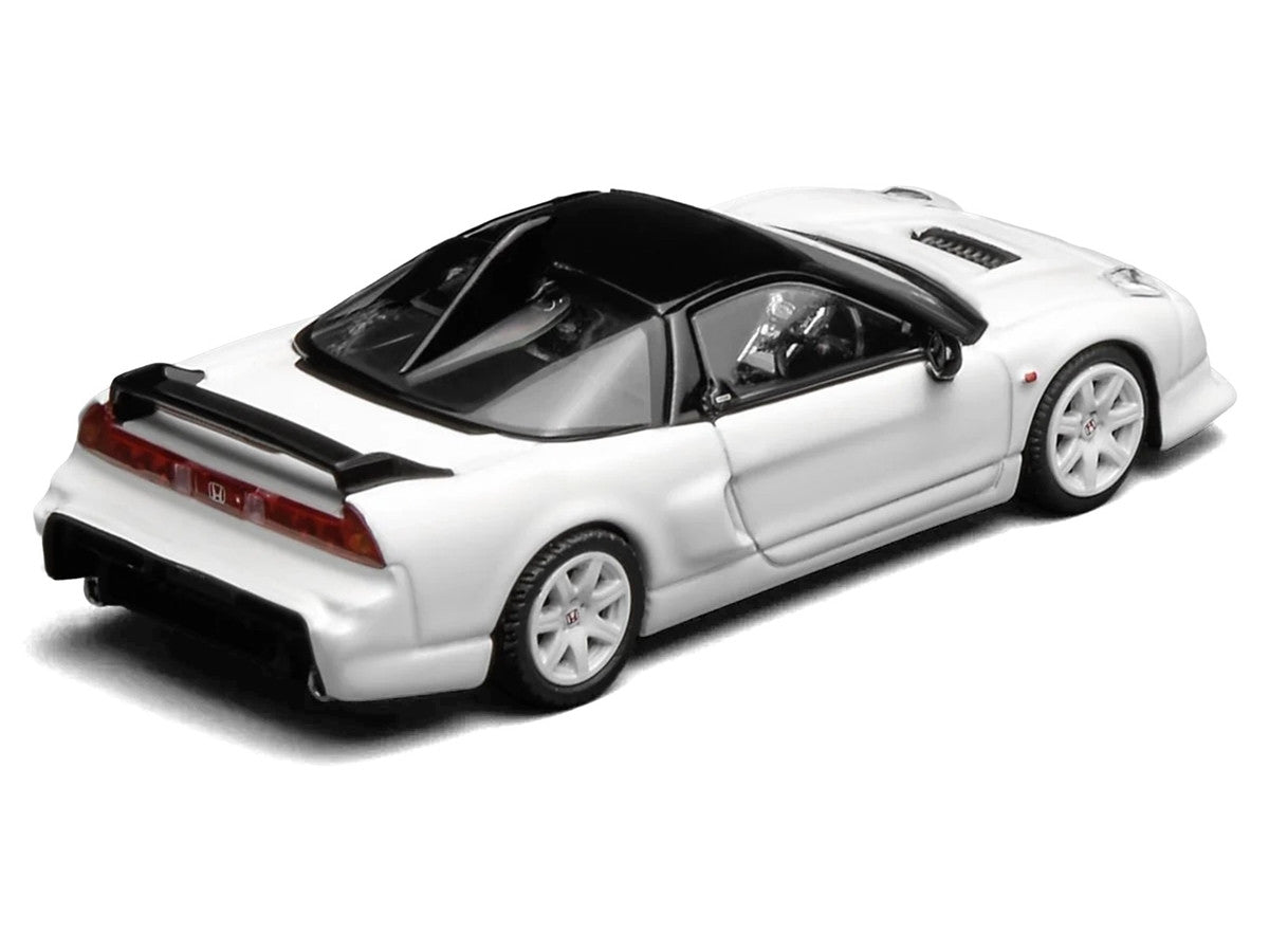 Honda NSX-R GT RHD (Right Hand Drive) Championship White with Black Top "Intern 64" Series 1/64 Diecast Model Car by MotorHelix LuxuryLifeWay Online Store