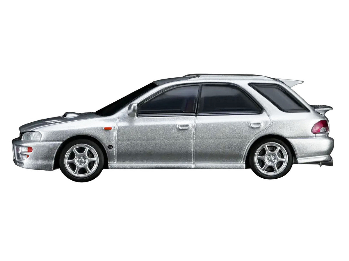 Subaru Impreza WRX STi Wagon Version VI RHD (Right Hand Drive) Arctic Silver Metallic 1/64 Diecast Model Car by MotorHelix LuxuryLifeWay Online Store