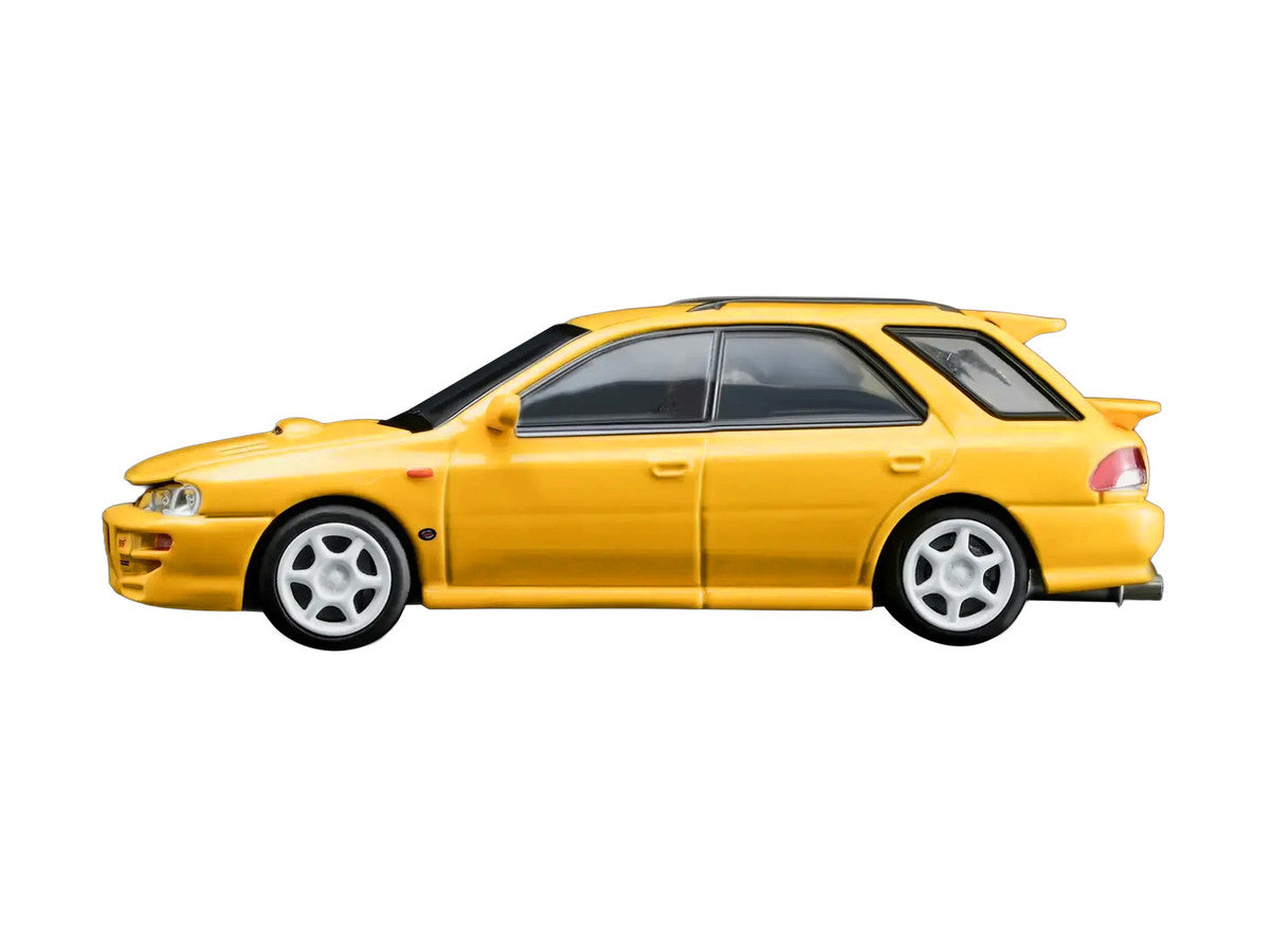 Subaru Impreza WRX STi Wagon Version VI RHD (Right Hand Drive) Cashmere Yellow 1/64 Diecast Model Car by MotorHelix LuxuryLifeWay Online Store