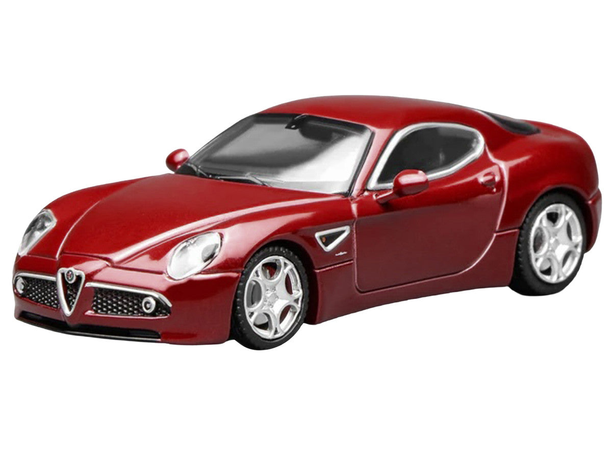 2008 Alfa Romeo 8C Competizione Competition Red Metallic 1/64 Diecast Model Car by MotorHelix LuxuryLifeWay Online Store