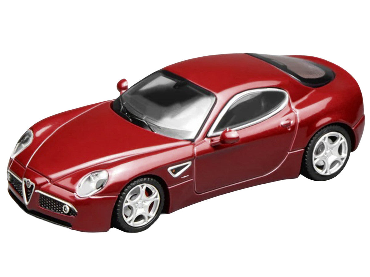 2008 Alfa Romeo 8C Competizione Competition Red Metallic 1/64 Diecast Model Car by MotorHelix LuxuryLifeWay Online Store