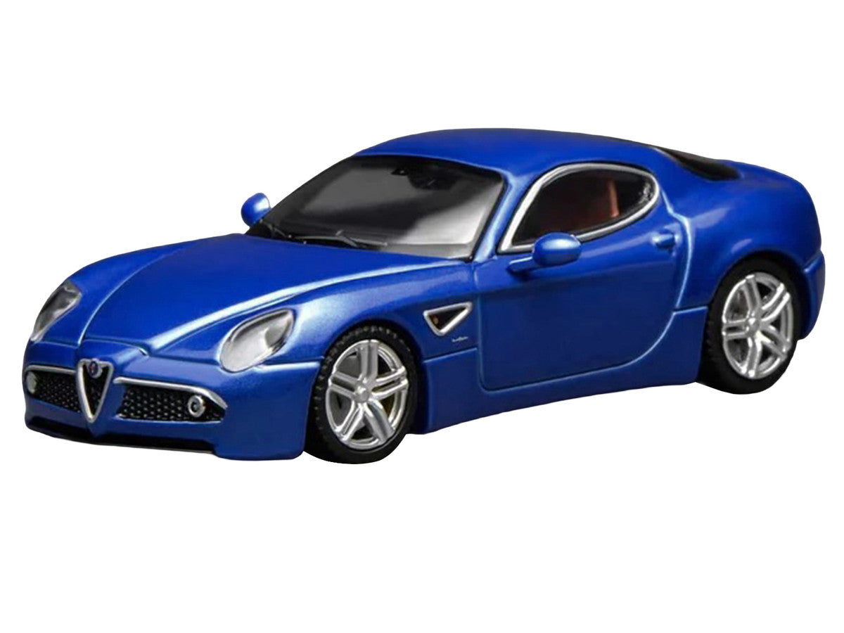2008 Alfa Romeo 8C Competizione Blue Metallic 1/64 Diecast Model Car by MotorHelix LuxuryLifeWay Online Store