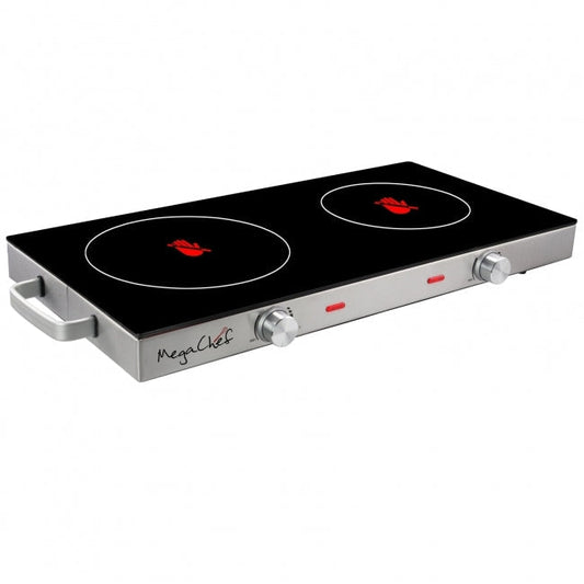 MegaChef Ceramic Infrared Double Electric Cooktop LuxuryLifeWay Online Store