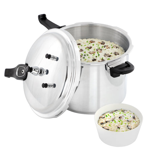 MegaChef 9.5 Quart Induction and Stovetop Pressure Cooker with Steamer LuxuryLifeWay Online Store