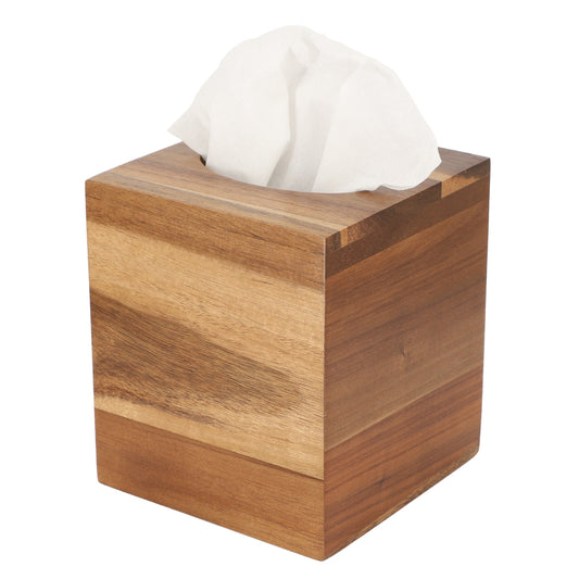 MegaChef Acacia Wood Tissue Box Holder LuxuryLifeWay Online Store