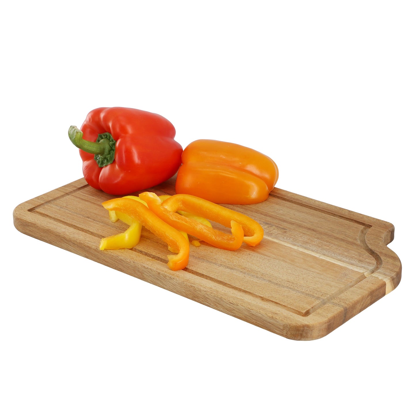 MegaChef 14 x 8.5 Inch Acacia Wood Cutting, Prep and Serving Butcher Cutting Board LuxuryLifeWay Online Store