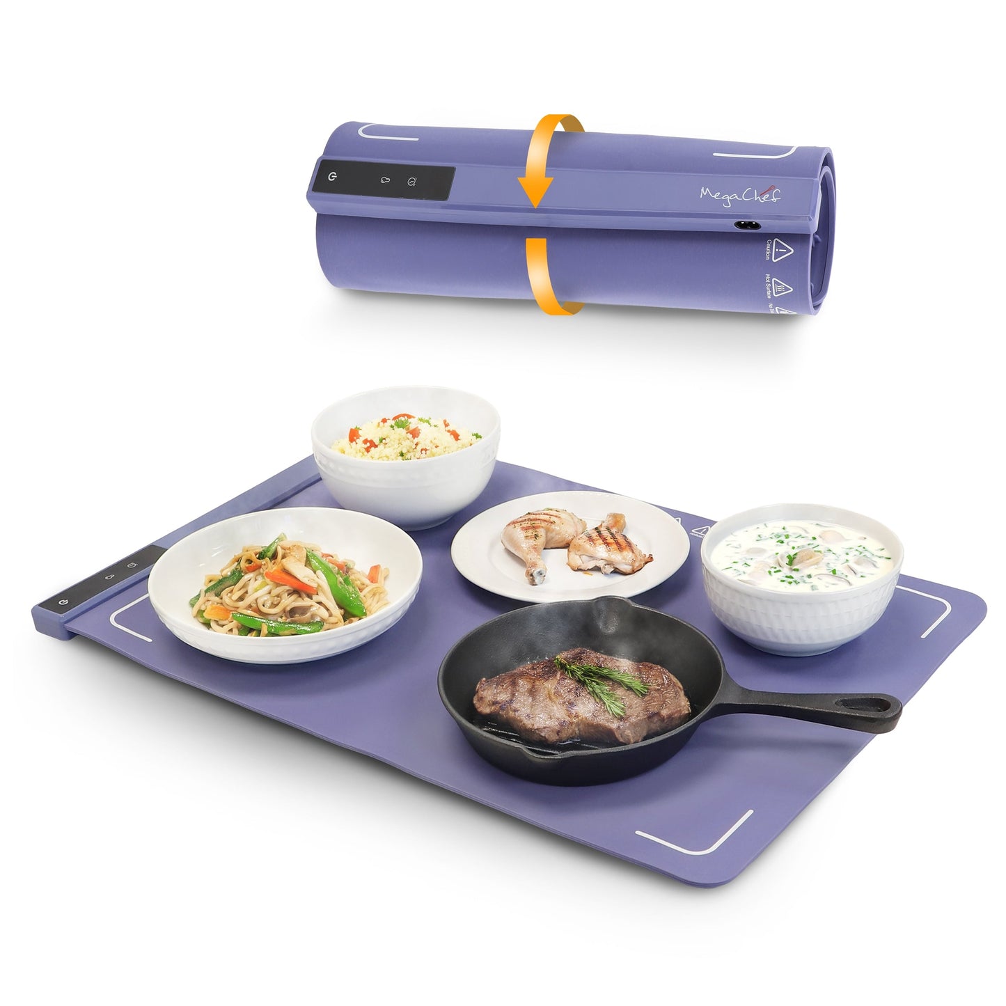 MegaChef 23x15.75 Inch Silicone Warming Mat with Variable Temperature Settings & Digital Display LuxuryLifeWay Online Store