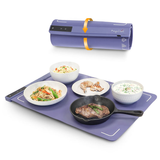MegaChef 23x15.75 Inch Silicone Warming Mat with Variable Temperature Settings & Digital Display LuxuryLifeWay Online Store