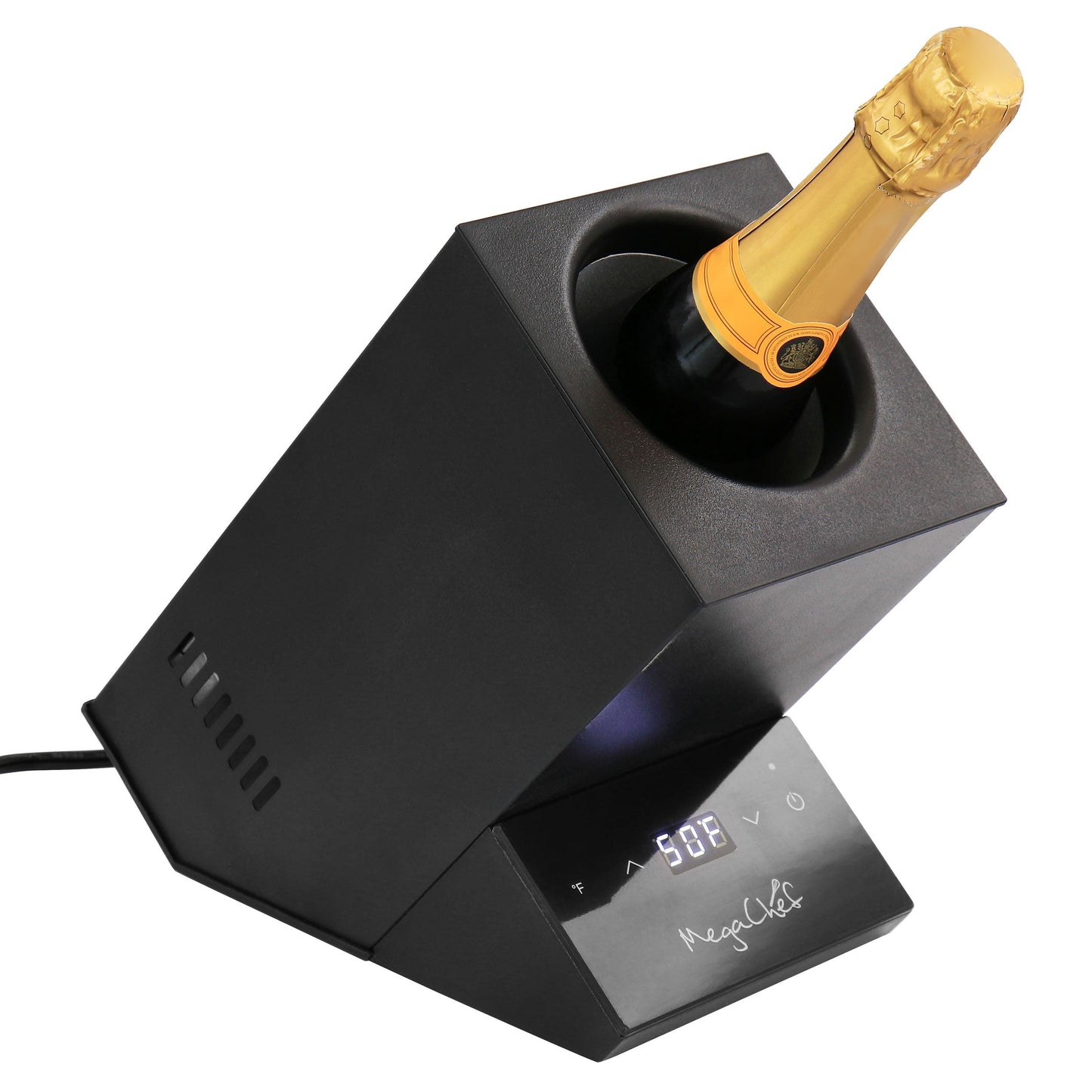 MegaChef Electric Wine Chiller with Digital Display in Black LuxuryLifeWay Online Store