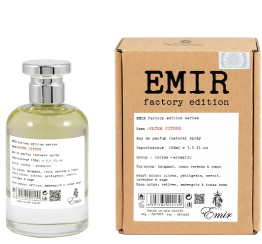 Paris Corner Emir Factory Edition Ultra Citrus Eau De Parfum LuxuryLifeWay Online Store