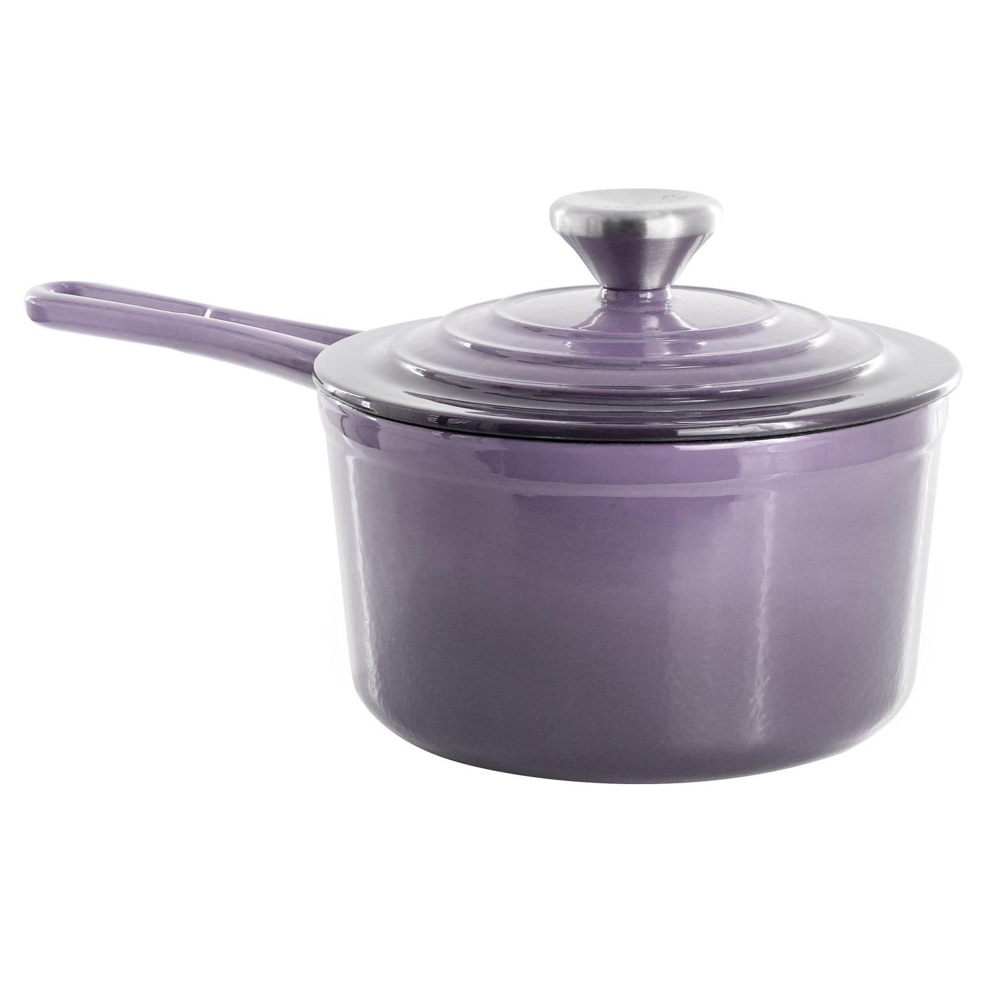 MegaChef 2 Quart Enameled Cast Iron Sauce Pan in Gradient Purple LuxuryLifeWay Online Store