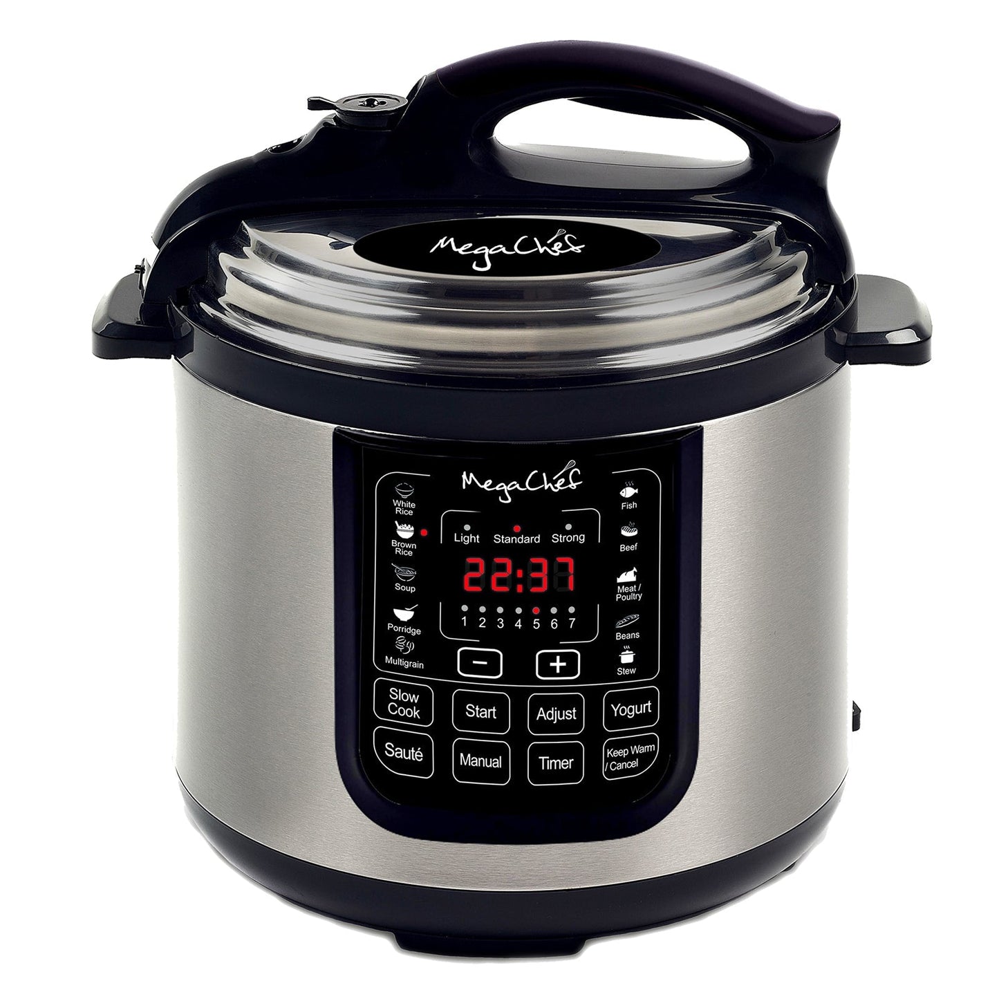 Megachef 8 Quart Digital Pressure Cooker with 13 Pre-set Multi Function Features LuxuryLifeWay Online Store