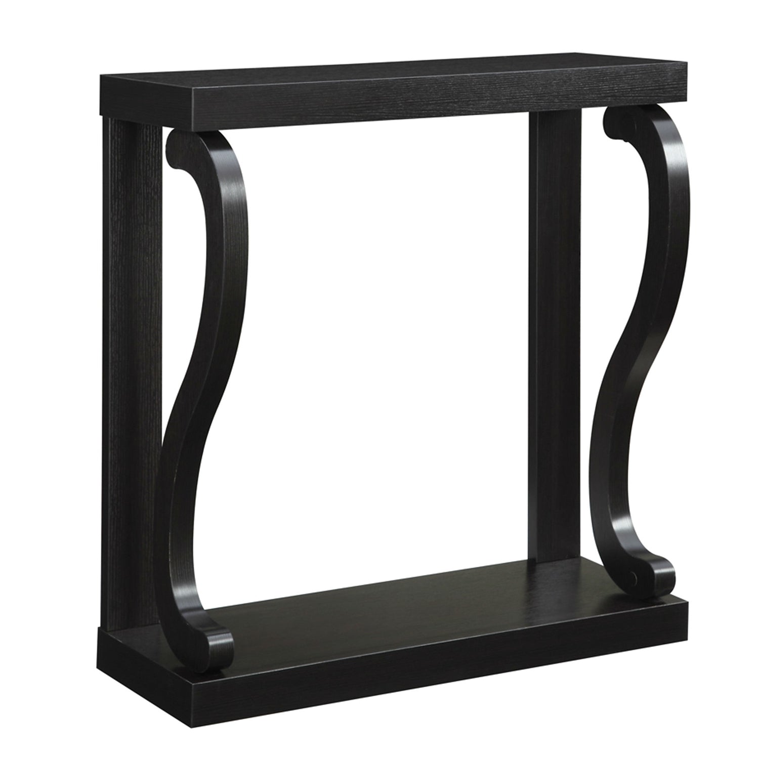 Modern Curved Legs Rich Espresso Console Table LuxuryLifeWay Online Store