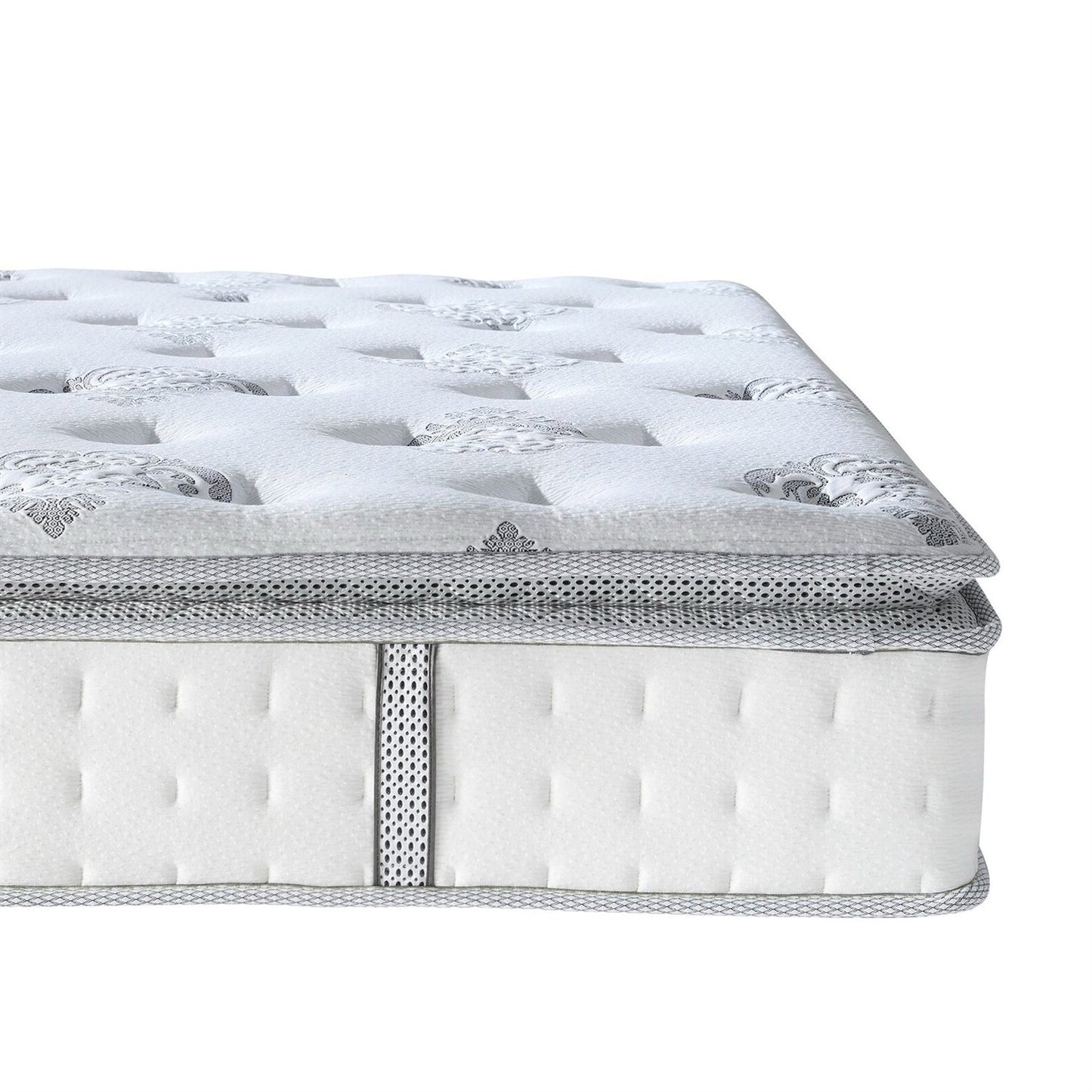 12 inch Medium Firm Pillow Top Hybrid Mattress In A Box - Queen Size LuxuryLifeWay Online Store