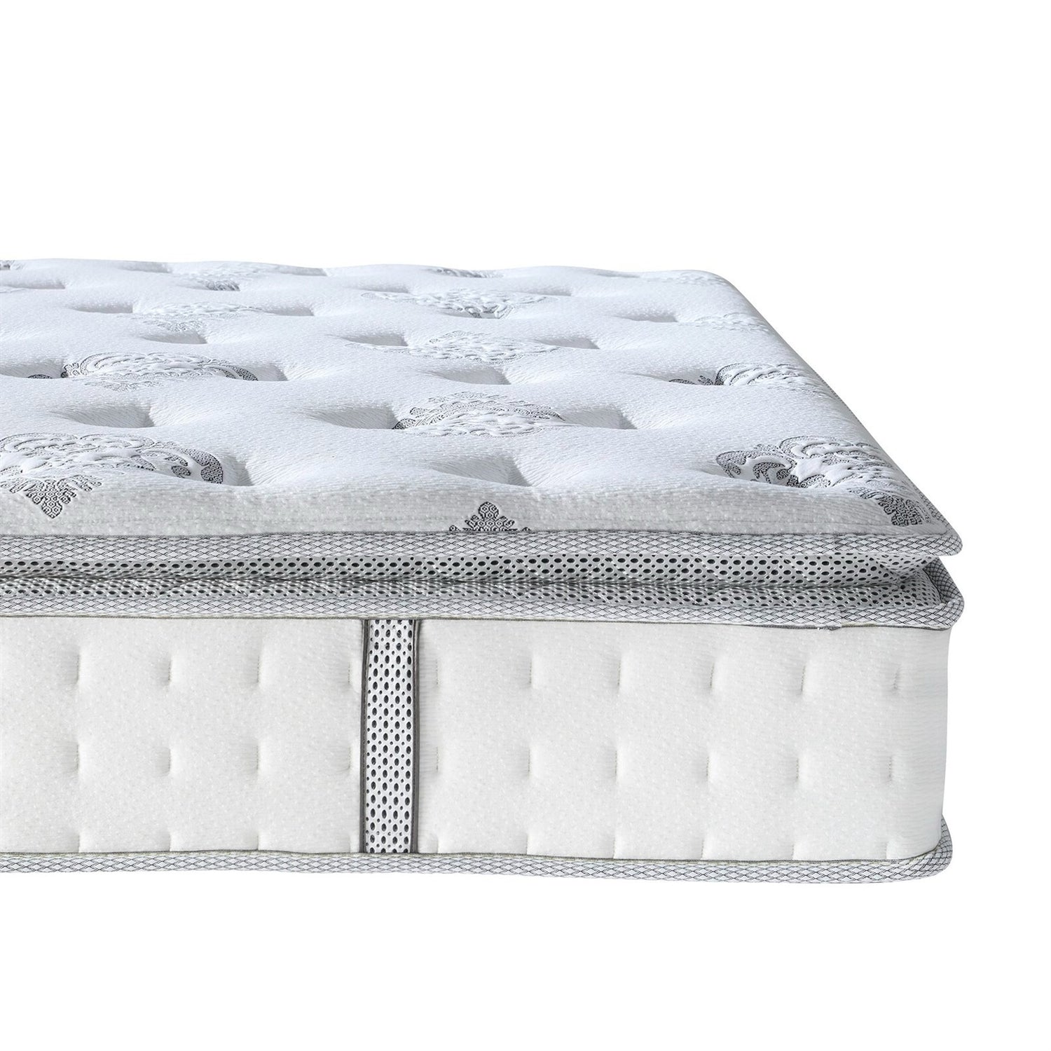 12 inch Medium Firm Pillow Top Hybrid Mattress In A Box - Queen Size LuxuryLifeWay Online Store