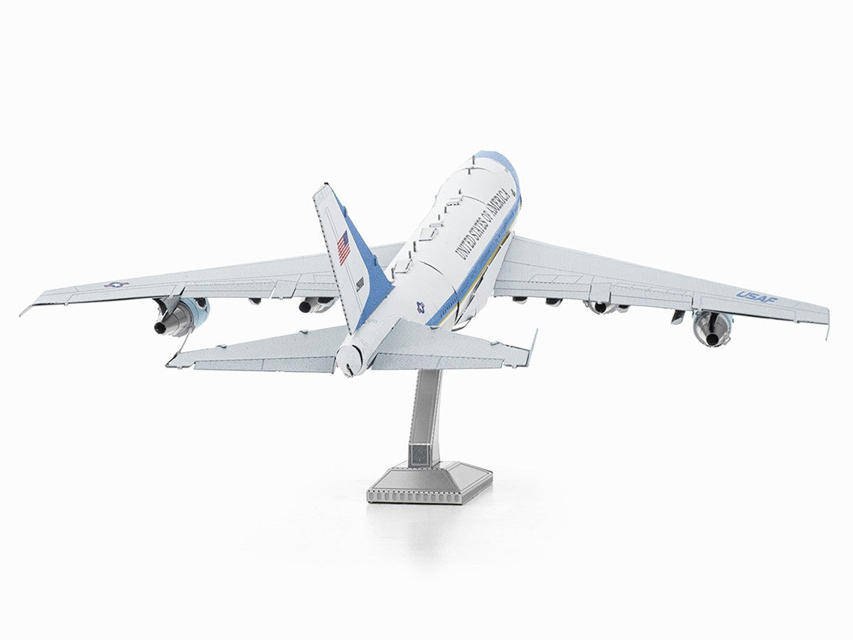 Model Kit Boeing 747 Transport Aircraft "Air Force One Presidential Plane" United States Air Force (Moderate Difficulty) Steel Model by Metal Earth LuxuryLifeWay Online Store