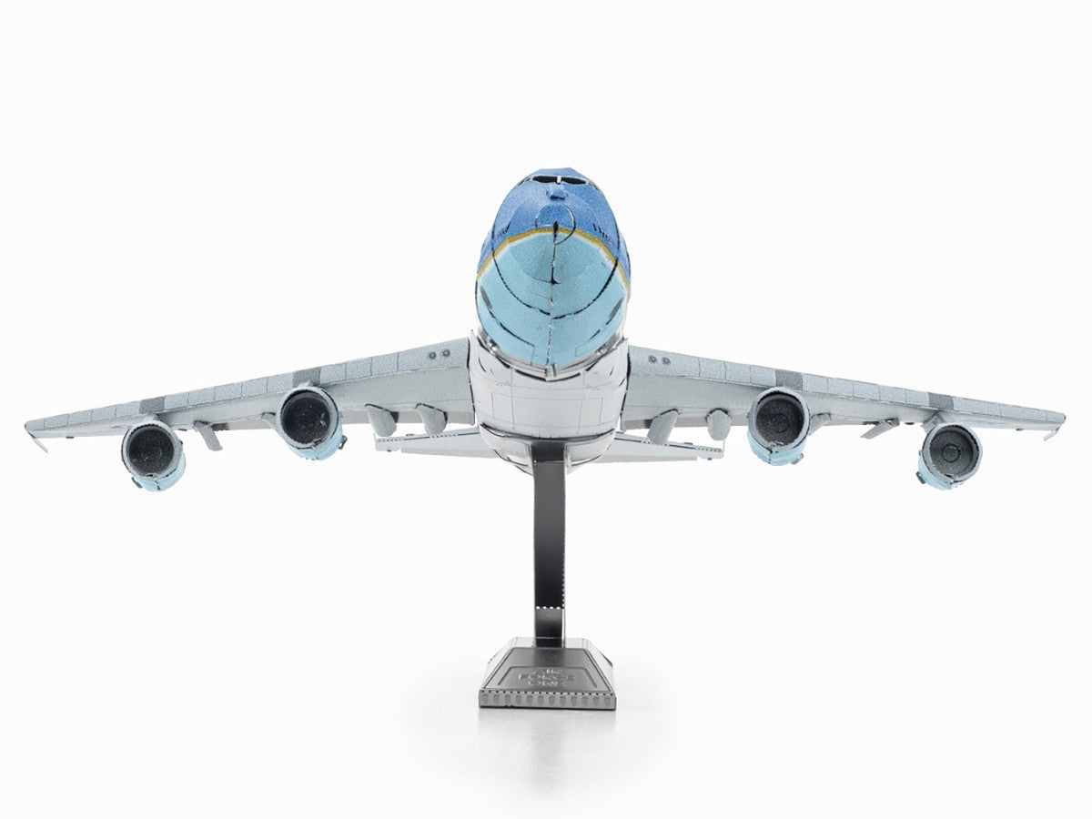 Model Kit Boeing 747 Transport Aircraft "Air Force One Presidential Plane" United States Air Force (Moderate Difficulty) Steel Model by Metal Earth LuxuryLifeWay Online Store