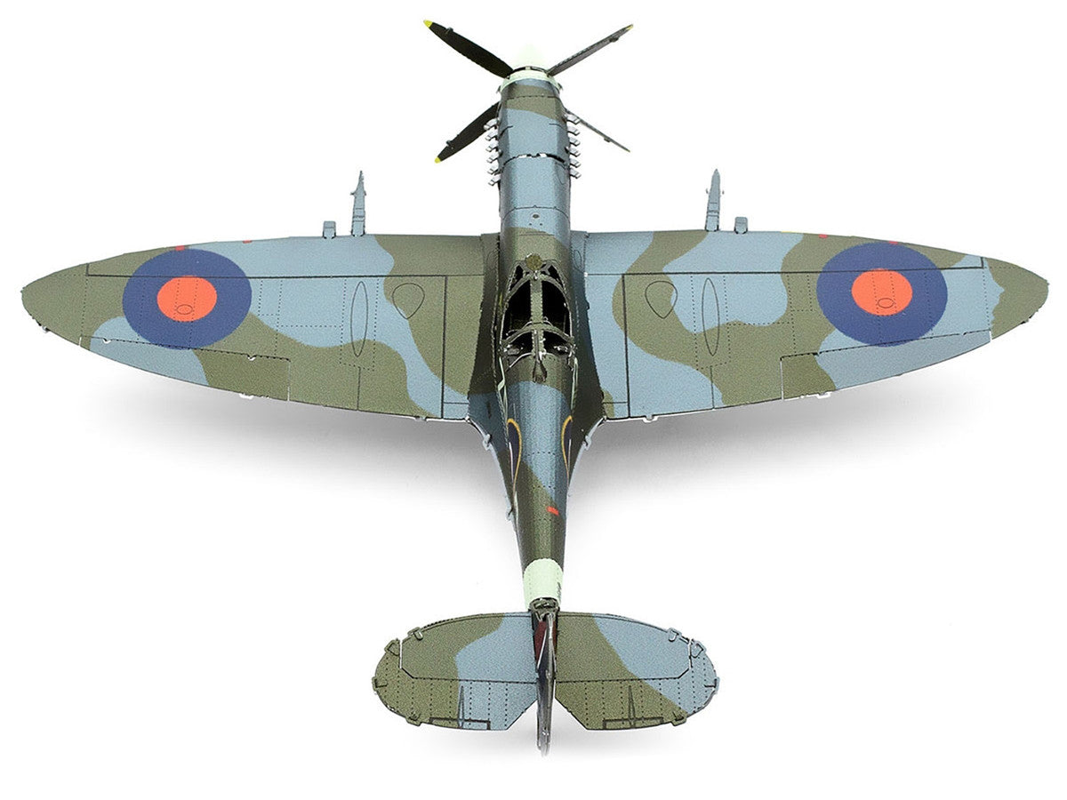 Model Kit Supermarine Spitfire Fighter Aircraft "British Royal Air Force" (Moderate Difficulty) Steel Model by Metal Earth LuxuryLifeWay Online Store