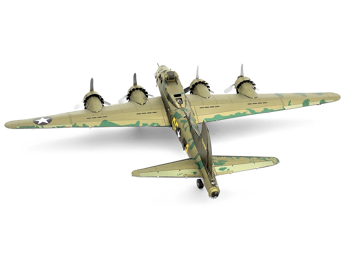 Model Kit Boeing B-17 Flying Fortress Bomber Aircraft "World War II" United States Army Air Forces (Challenging Difficulty) Steel Model by Metal Earth LuxuryLifeWay Online Store
