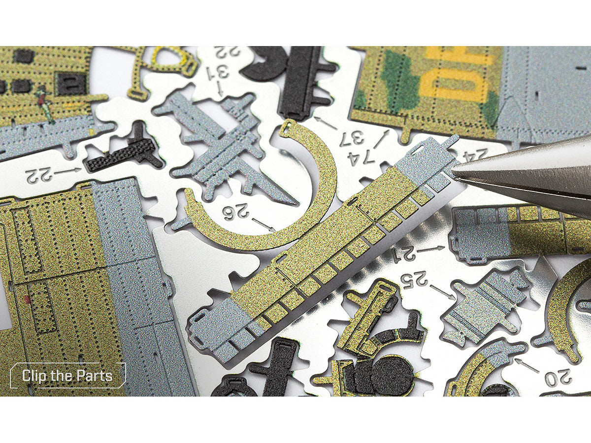 Model Kit Boeing B-17 Flying Fortress Bomber Aircraft "World War II" United States Army Air Forces (Challenging Difficulty) Steel Model by Metal Earth LuxuryLifeWay Online Store