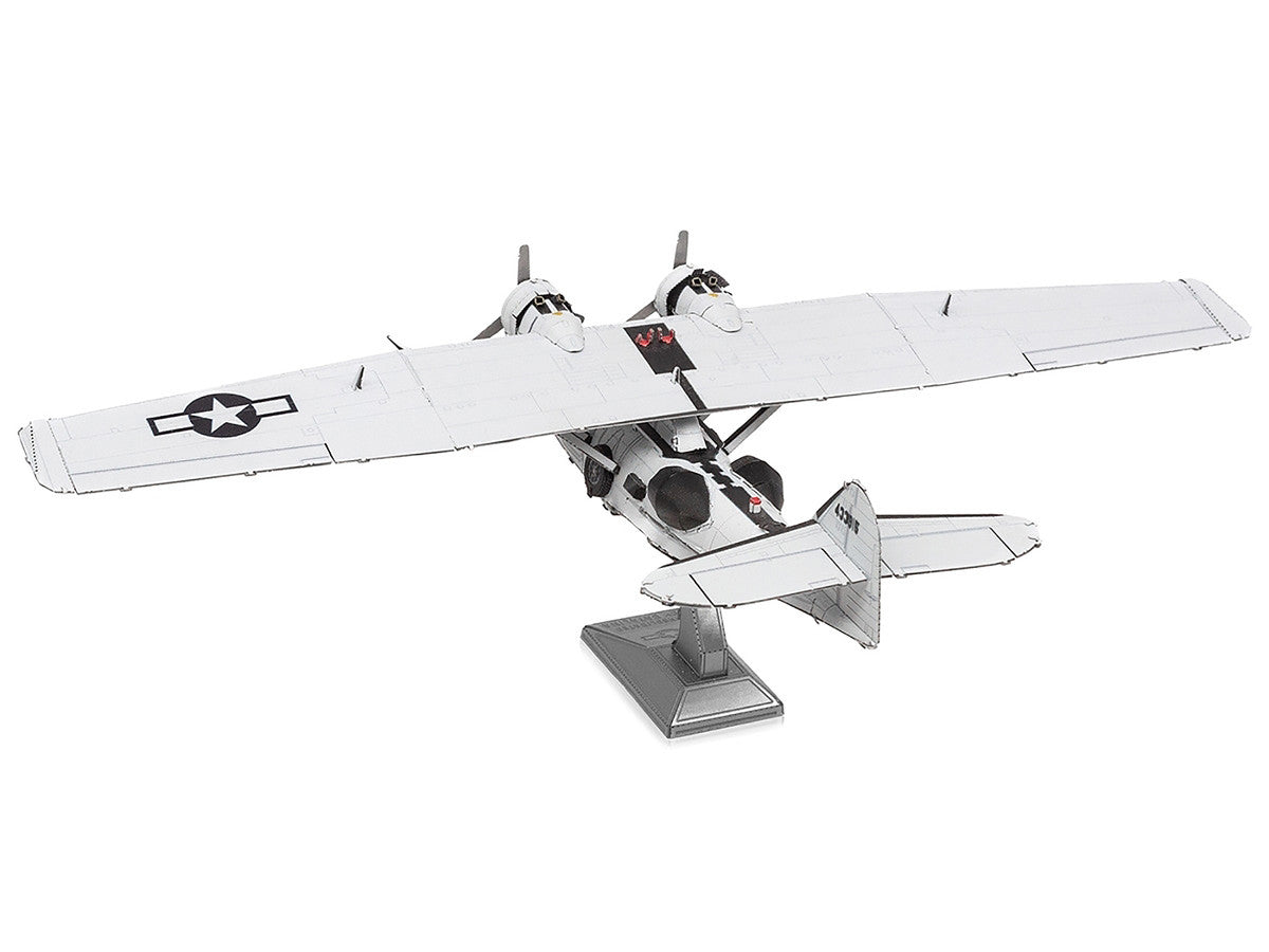 Model Kit Consolidated PBY Catalina Amphibious Aircraft "Miss Pick Up" United States Army Air Forces (Moderate Difficulty) Steel Model by Metal Earth LuxuryLifeWay Online Store