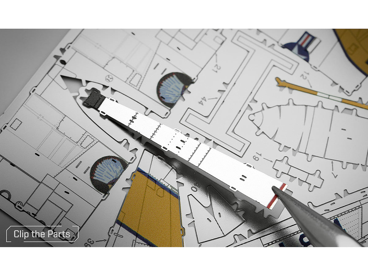 Model Kit North American F-86 Sabre Fighter Aircraft "Jolley Roger" United States Air Force (Moderate Difficulty) Steel Model by Metal Earth LuxuryLifeWay Online Store