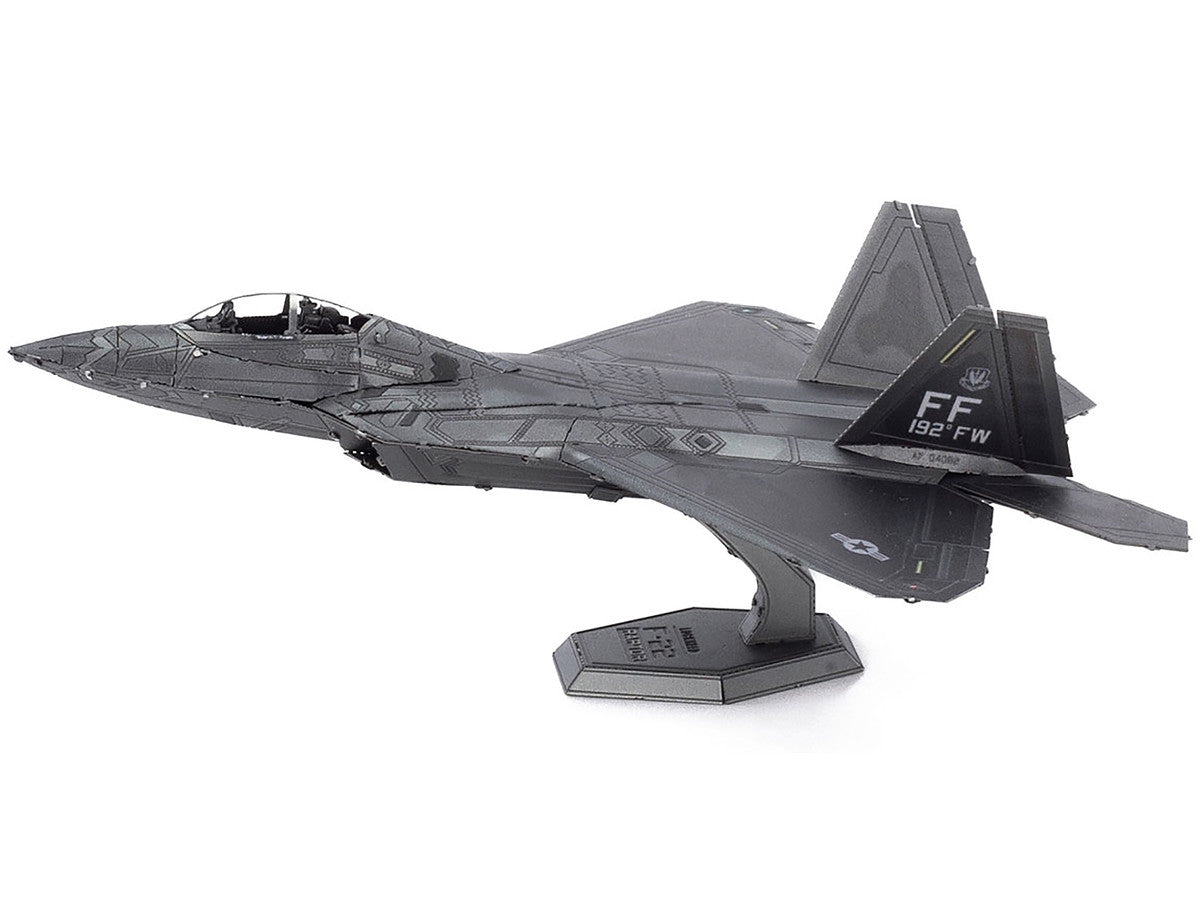 Model Kit Lockheed Martin F-22 Raptor Stealth Aircraft "United States Air Force" (Moderate Difficulty) Steel Model by Metal Earth LuxuryLifeWay Online Store