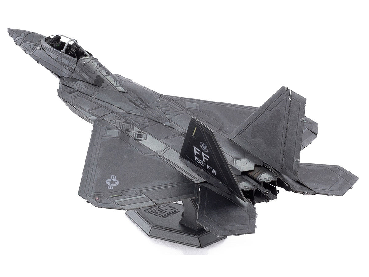 Model Kit Lockheed Martin F-22 Raptor Stealth Aircraft "United States Air Force" (Moderate Difficulty) Steel Model by Metal Earth LuxuryLifeWay Online Store