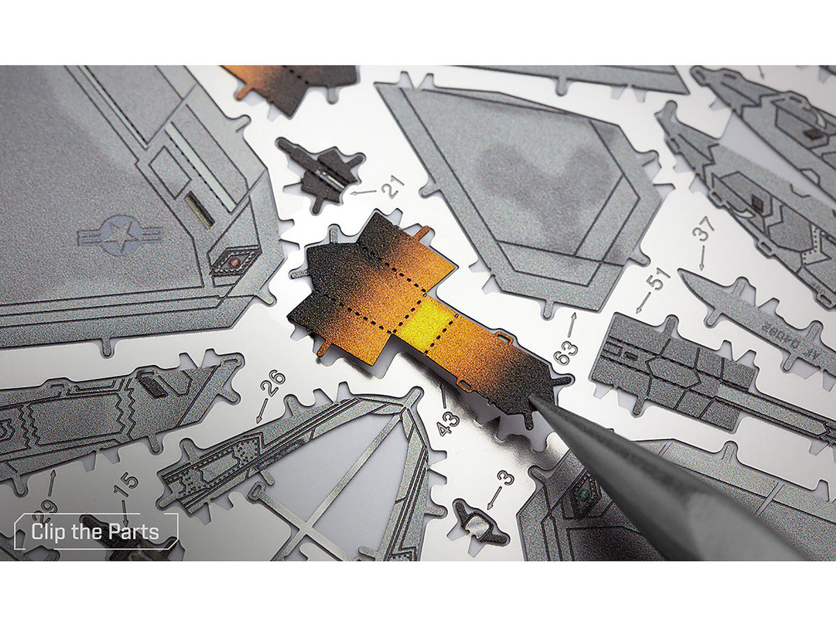 Model Kit Lockheed Martin F-22 Raptor Stealth Aircraft "United States Air Force" (Moderate Difficulty) Steel Model by Metal Earth LuxuryLifeWay Online Store
